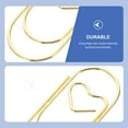 thumbnail image 2 of Shisuyan 100Pcs Knitting Clip Ornaments File Document Clips Office Document Clips Book Reading Clips, 2 of 8