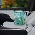 thumbnail image 5 of Jeiento Sea Turtle Car Trash Cans Hanging Bag for Camping Travel Accessories Collapsible Auto Waste Basket Container with Adjustable Strap Palm Leaves Vehicle Trash Can, 5 of 7