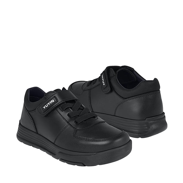 ZAPATOS ESCOLARES NIÑO YUYIN 24293 PIEL NGO 18-21