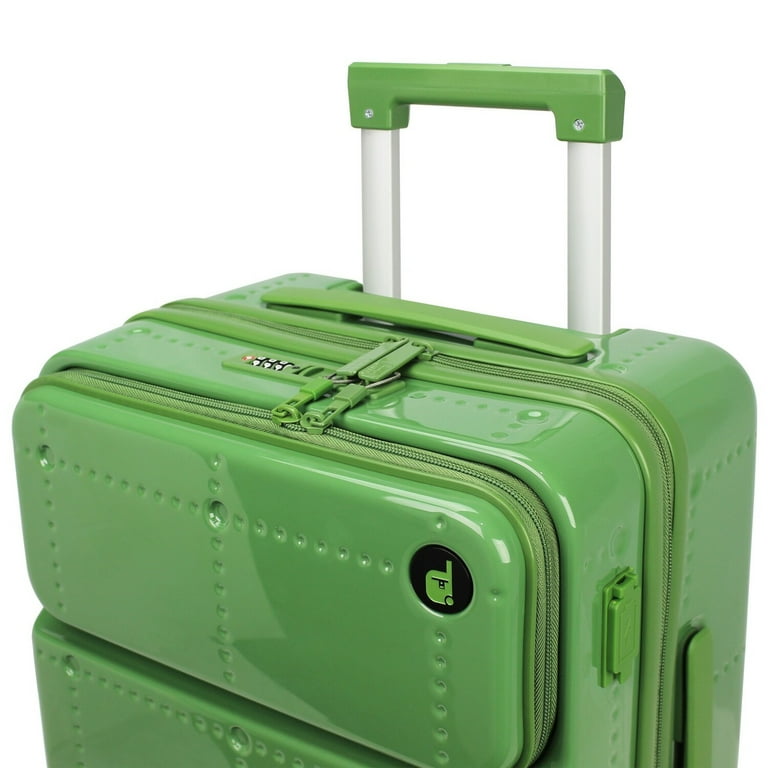 新品、未使用　X mag レーシー ボディスーツ グリーン　D70M World Traveler Dejuno Avery Smart 20-Inch Carry-On Luggage with