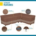 thumbnail image 6 of Duck Covers Ultimate Waterproof 104 Inch Patio Right-Facing Sectional Lounge Set Cover, 6 of 12