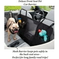 Pet Partition Vehicle Barrier Dog Car Net Barrier 38‘’ Wide Car Divider with Adjustable Rope