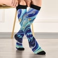thumbnail image 5 of FREEAMG Marble Compression Socks for Men & Women Knee High Stockings for Running, Sport, Hiking & Travel, 5 of 7