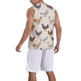 thumbnail image 2 of Naloa Various Chicken Basketball Jersey Reversible Men's Mesh Athletic Sports Shirts Training Practice S-4XLX-Large, 2 of 6