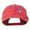 Red, variant on Hawaii State Map Embroidered Washed Cap - White OSFM