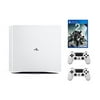 PlayStation 4 Pro Console 3 items Bundle:PS4 Pro 1TB Console Destiny 2 Bundle,Extra PS4 Dualshock 4 Wireless Controller White with Mytrix Wall Charger