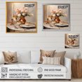 thumbnail image 4 of Designart "Pink Culinary Essence Blossoms in the Kitchen" Country Charm Wall Art - Traditional Pink Kitchen Hallway Wall Art Decor, 4 of 6
