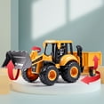 thumbnail image 4 of Qocolhg Construction Toys for 2 3 4 5 Years Old Boys Girls Kids,Friction Powered Construction Truck Toys Vehicles Sand Toys Trucks Excavator,Bulldozer,Road Roller,Ideal Gifts for Boys Toddler, 4 of 8