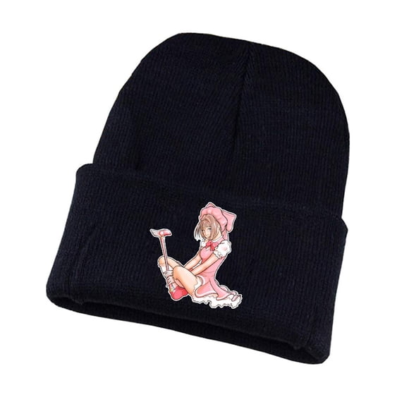 Gorro de invierno de punto Cardcaptors Sakura Anime