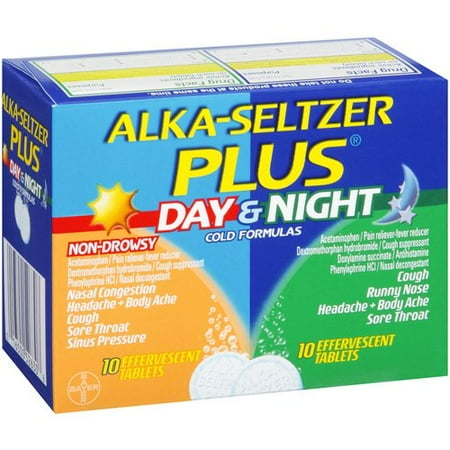 Alka-seltzer Plus Cold Formulas Day & Ni