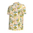 thumbnail image 3 of Daiia Lemon Pattern Men’s Polo Shirts,Solid Deck Shirt,Classic Fit, Breathable Cotton Polo for Casual and Sport Wear-, 3 of 9