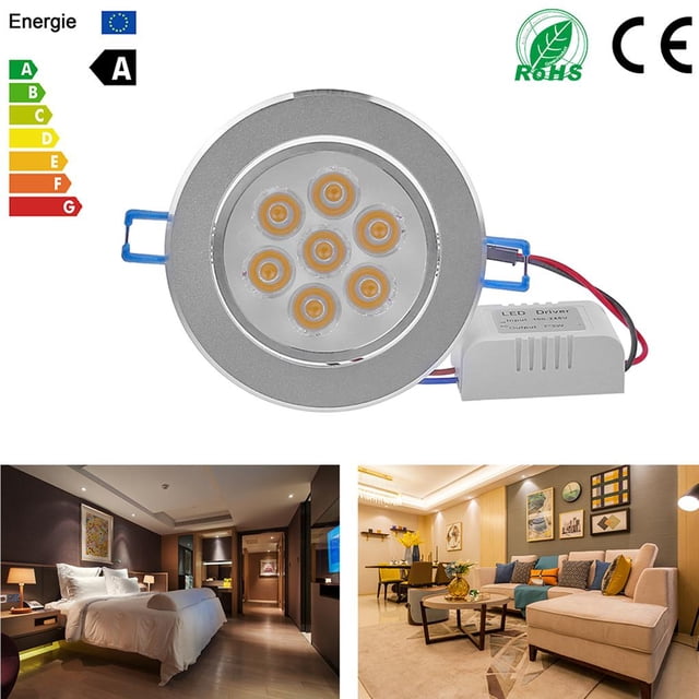 Foco Empotrable De Luz De Techo Led Regulable De 7 * 3W Luz Blanca Fría 100-245V Speravity HA024072-01