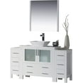 thumbnail image 4 of Sydney 60" w/ Vessel Sink and Double Side Cabinets (Glossy White), 4 of 7