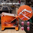 thumbnail image 4 of VEVOR 25 Gallon Sandblasting Cabinet, 40-120PSI Portable Benchtop Sand Blasting Cabinet, Heavy Duty Steel Sand Blaster with Blasting Gun & 4 Ceramic Nozzles for Paint, Stain, Rust Removal, 4 of 9