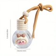 thumbnail image 5 of Cute Cartoon Car Aromatherapy Diffuser - Refillable 10ml Essential Oil Bottle Pendant - Air Freshener Ornament Vials For Car, 5 of 5