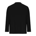thumbnail image 4 of Women's Solid Color Crop Cardigan Soft Casual Loose Business Office Open Front Sweater Fashion s for Lady 3/4 Sleeve Kimono Comfy Cover Up Knit Jackt Bolero Shrugs Black S, 4 of 4