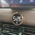 thumbnail image 2 of Vehicle Dashboard Clock Replacements, Interior Luminous Clock for Car, Waterproof Car Decoratives Clock, Dashboard Car Clock Touch Type Auto Timer(Rose Gold), 2 of 2