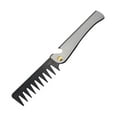 thumbnail image 1 of Men Folding Comb, Multi Use Gift Beard Grooming Combing Pocket Retro Styling Comb for Stylists Household Barber , 1cm Fine Tooth, 1 of 8