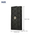 thumbnail image 2 of Long Wallet for Women, Trifold PU Leather Purse, Ladies Handbag with Large Capacity, Credit Card Holder with Rhombic Crown Style, Travel Buckle Wallet, 2 of 8