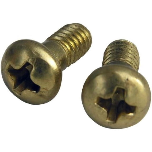 Larsen Supply 113674 0.375 x 8-32 in. Brass Faucet Bibb Screw - Pack of 2