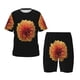 thumbnail image 1 of Balery Orange Dalia Conjunto de Pijama Infantil de Manga Corta con Estampado – Ropa de Dormir de Algodón Suave-3X-Large, 1 of 6