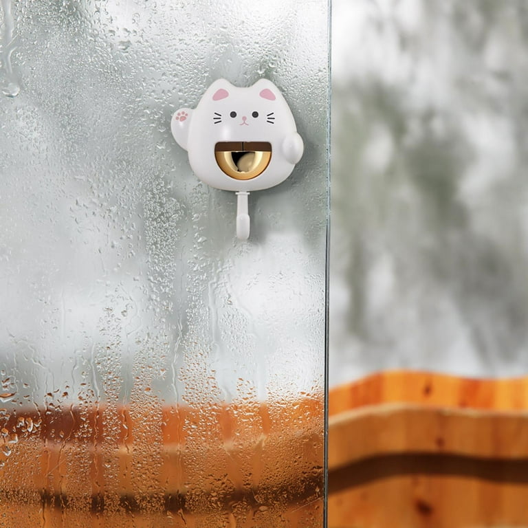 Besga Shopkeeper's Cat Door Bell – Dopamine Decor, Magnetic Chime For Home Or Business Entry, White
