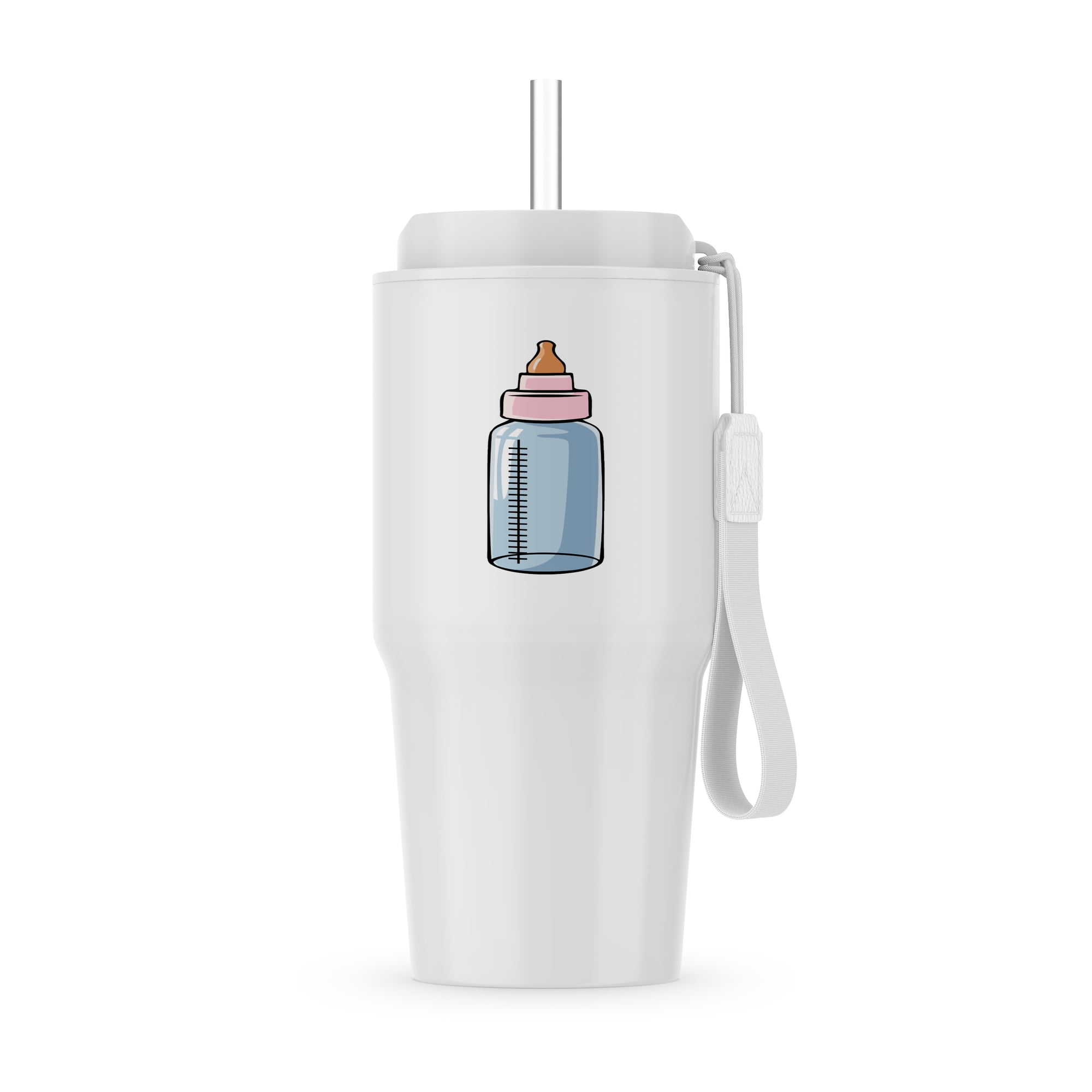 Baby Bottle Blue Tinted, 20oz Tumbler