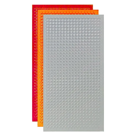 Cadorn Car Rear Light Repair Kit - 3PCS Car Lens Tool for Headlight, Taillight Restoration - Crack Repair Film in Red, Amber & Clear