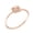 Rose Gold, variant on SDS10827R6 Lupine Collection Womens 18k Rose Gold Plated Stackable Triangle Fashion Ring - Size 6