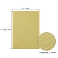 thumbnail image 2 of Brillante Cartulina Papel 10 Hojas, 8x11,5 Pulgadas 92 Lb/250gsm Doble Cara, para Bodas, Cumpleaños, Artesanía Uso, Carta Tamaño Hojas, Dorado Tono, 2 of 6
