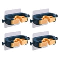 thumbnail image 1 of De Soportes Para Mopa, Estantes De Almacenamiento Autoadhesivos Multifunción, Pinzas Para Escoba De Mopa Montadas En La Pared Para El Hogar, La Cocina Y El Baño 4 Uds. sonducket HA040002-02, 1 of 5