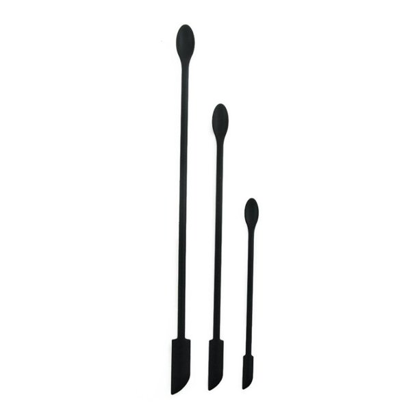 Silicona Reutilizable De 3 Piezas Mini Raspador De Tarros De Doble Cabeza Para Belleza Y Cocina Vogacara HA040478-01