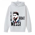 thumbnail image 2 of 2024 Sudaderas con capucha calientes Tops casuales Sudaderas de primavera y otoño para niños y niñas Ropa deportiva para niños con estampado de Messi, 2 of 5