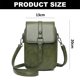 thumbnail image 2 of Laklulu Bolso bandolera pequeño de cuero para teléfono para mujer, bolso de hombro para teléfono móvil, tarjetero, teléfono móvil de hasta 6,5 pulgadas, tamaño de bolsa 20*13*6cm, 2 of 5