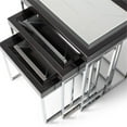 thumbnail image 6 of Carmela Set of 3 Nesting Tables - Glossy Charcoal Sand, 6 of 7