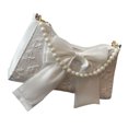 thumbnail image 1 of Bolso de Hombro Ticfox para Mujer con Perlas Lona Premium, 1 of 12