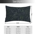 thumbnail image 2 of Pofeuu Chemistry Formulas 2 Print Polyester Microfiber Plush Pillowcases, Super Soft and Cozy Pillow Case Covers with Envelop Closure（Pillow core not included）-16"x24", 2 of 6