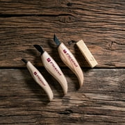 Flexcut - KN115 - Chip Carving Set - 3 Piece Woodcarving Tool Set