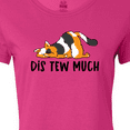 thumbnail image 4 of Inktastic Napping Dis Tew Much Longhair Calico Cat Women's T-Shirt, 4 of 5