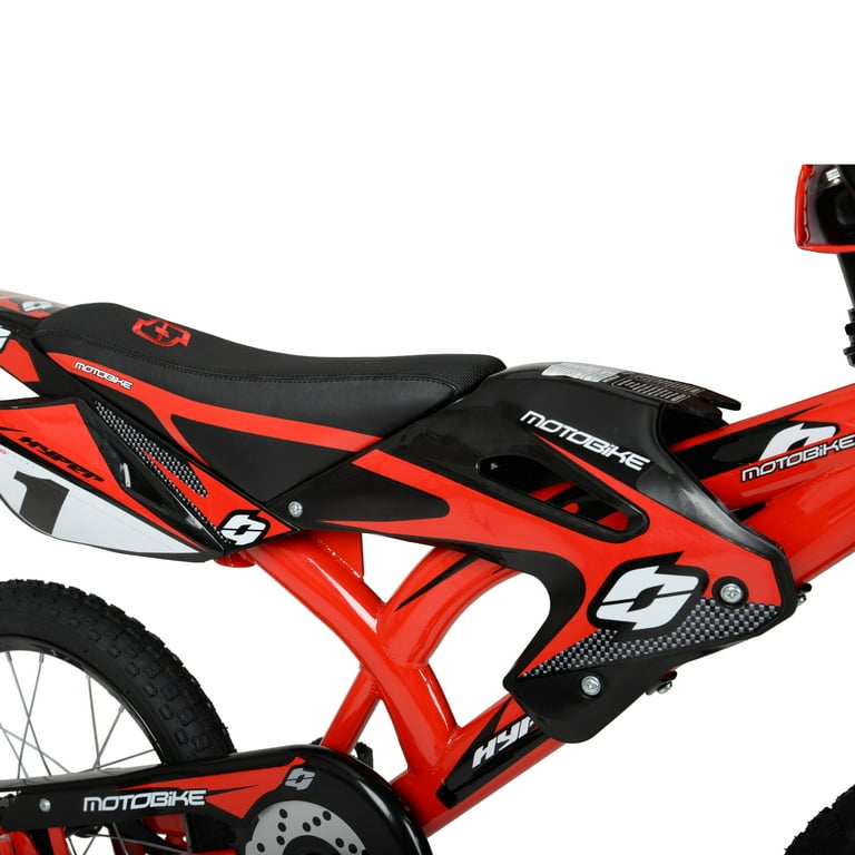 16 inch Hyper Motobike Red Recommended for Ages 4 to 8 Years