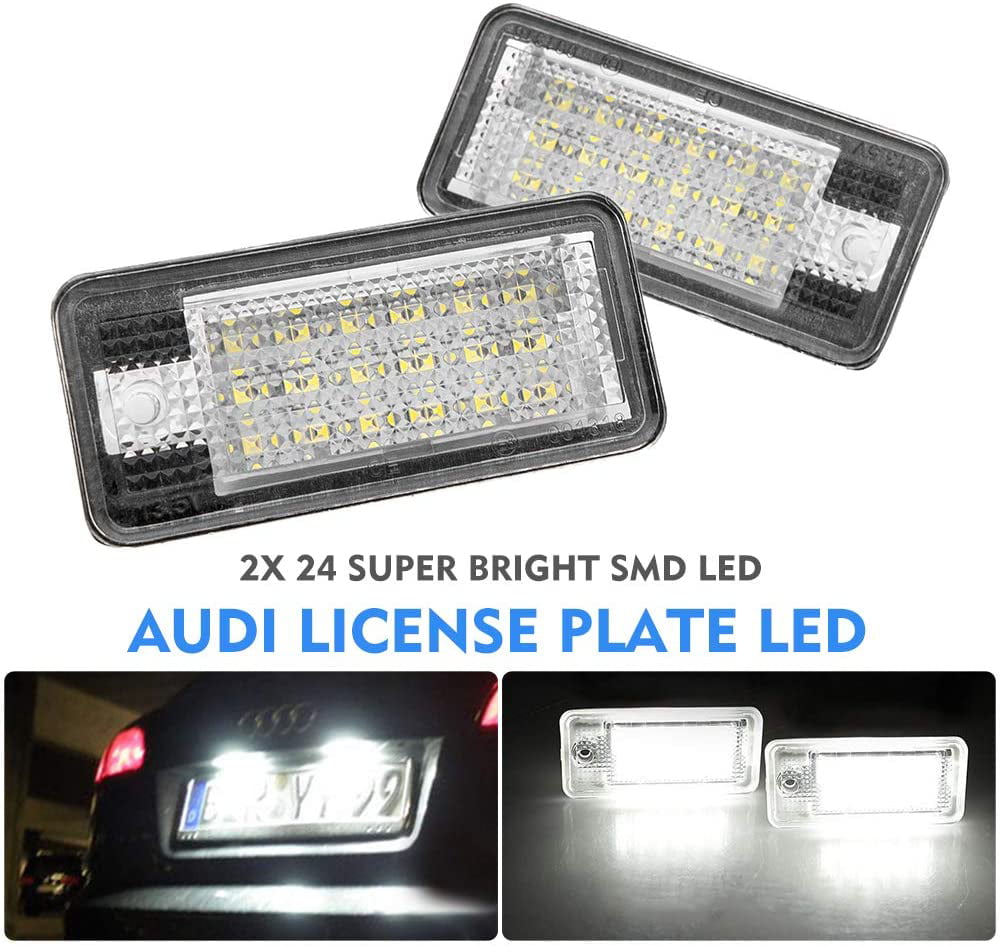 2x Suzuki Carry Bright Xenon White 8SMD LED Canbus Number Plate Light Bulbs