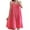 Hot Pink, variant on Womens Nightgowns Womens Full Slip Built In Bra Dress Slim Sleeveless Sleepwear Fashion Solid Strap Camisole