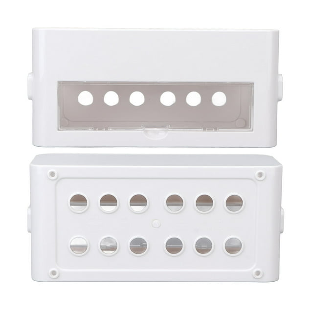 Power Socket Organizer, Socket Wire Desktop Storage Box Medium For Home White,Black