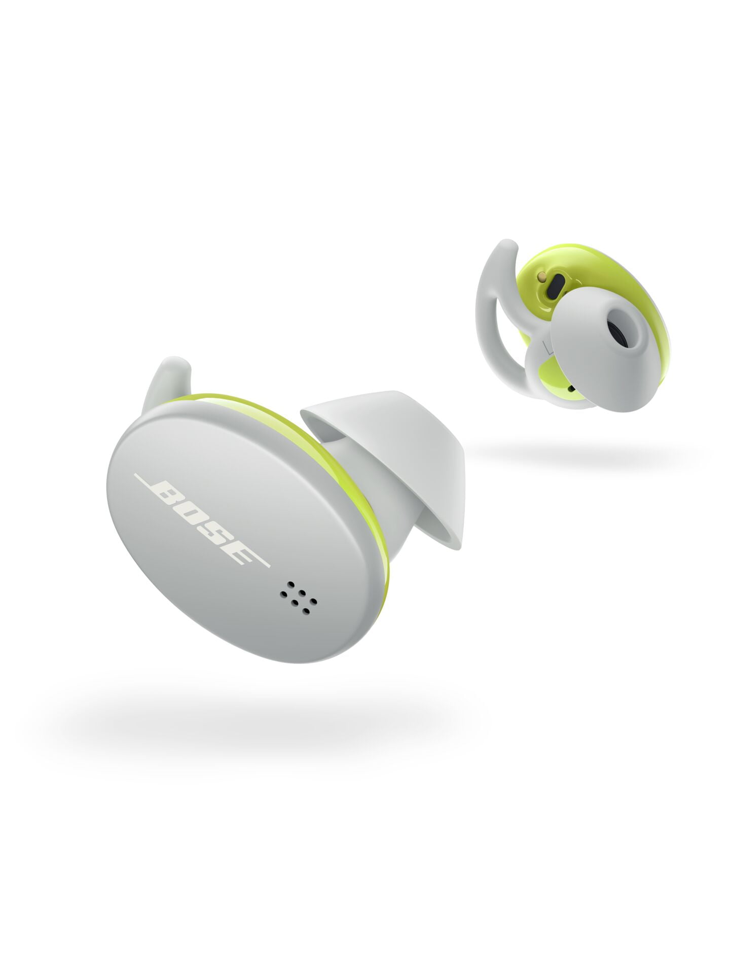 white bose wireless earbuds