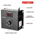thumbnail image 2 of 10000W Household Compact Variable Voltage Controller Portable Speed Temperature Light Voltage Adjuatable Regulator Dimmer, 2 of 5