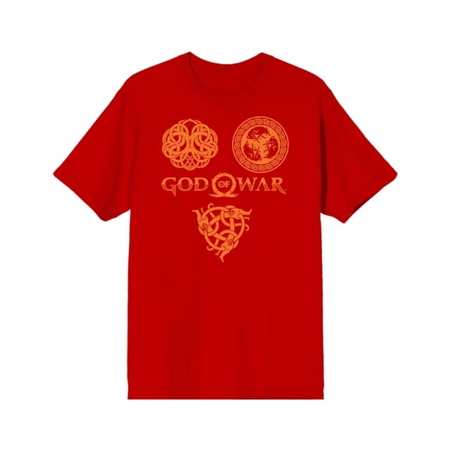 PLAYERA GOD OF WAR ROJA MEDIANA