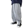 thumbnail image 2 of CONZONE Boys Baggy Sweatpants Wide Leg Sweat Pants for Child Elastic Waist Lightweight Fall Winter Athletic Jogger Pants with Pockets, 2 of 4