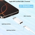 thumbnail image 4 of Adaptador Stuffcool Lightning a USB-C Carga Rápida 35W Paquete de 4, 4 of 8