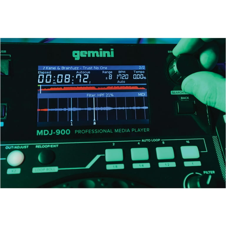 Gemini Sound MDJ-900 - Elite Multi-Media Player with Superior