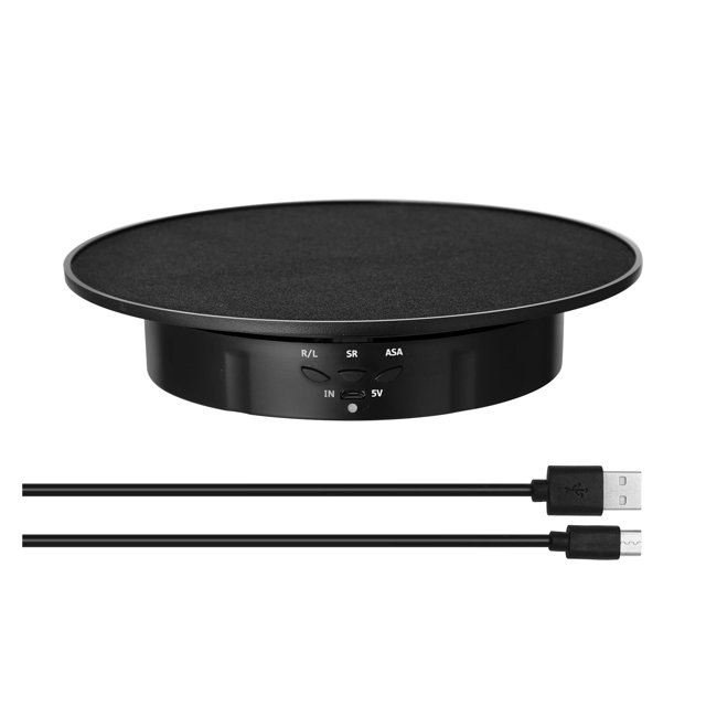 360 Degree Electric Rotating Turntable Display Stand For Video Photography Props Speed Adjustable Display Turntable ,Quiet and Smooth